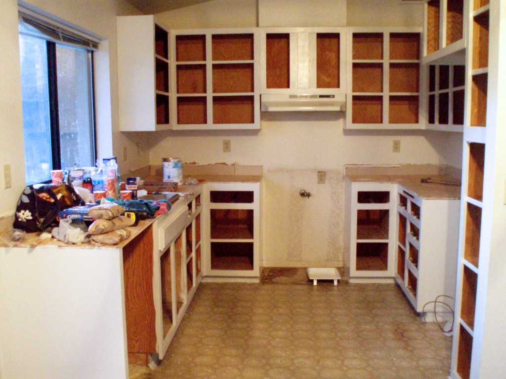 cabinets without doors